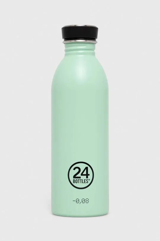 zielony 24bottles butelka Urban Bottle 500 Aqua Green Unisex