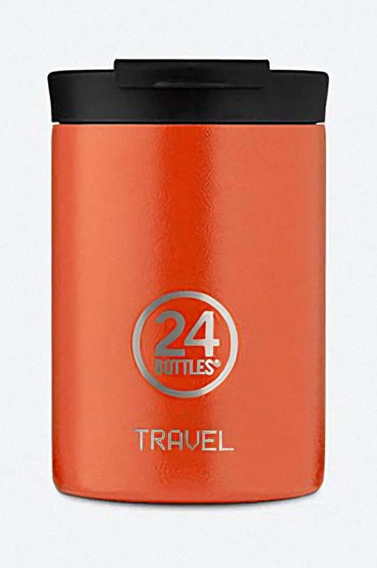 pomarańczowy 24bottles kubek termiczny Travel Tumbler 350 Sunset Orange Unisex