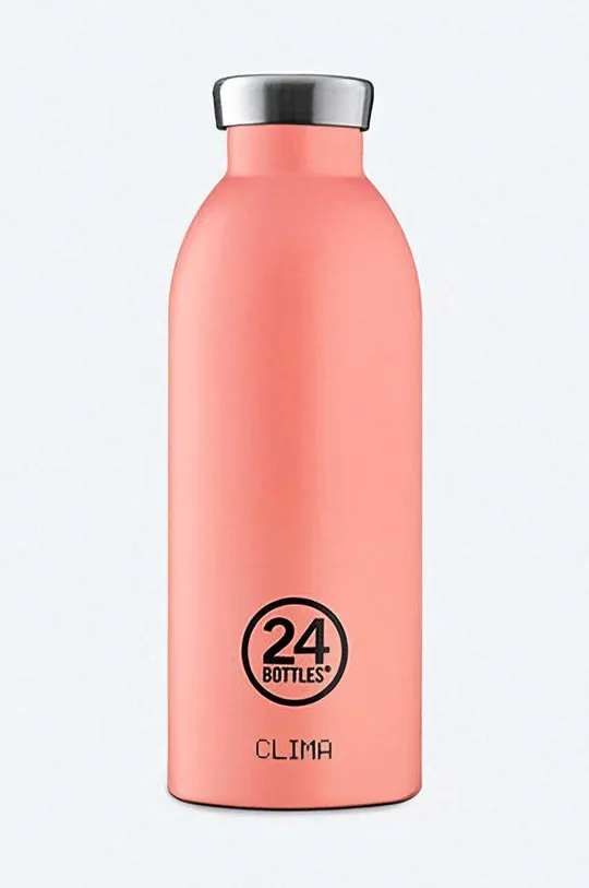 рожевий Термічна пляшка 24bottles Unisex