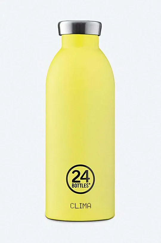 żółty 24bottles butelka termiczna Clima 500 Citrus Unisex
