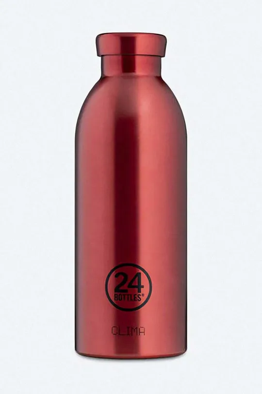 czerwony 24bottles butelka termiczna Clima 500 Chianti Red Unisex