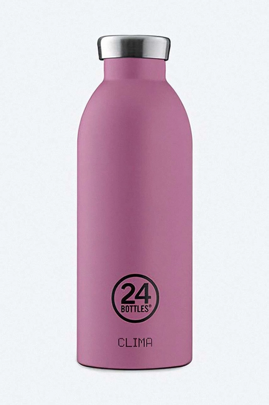 рожевий Термічна пляшка 24bottles Unisex