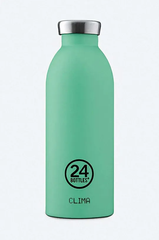 zielony 24bottles butelka termiczna Clima 500 Mint Unisex