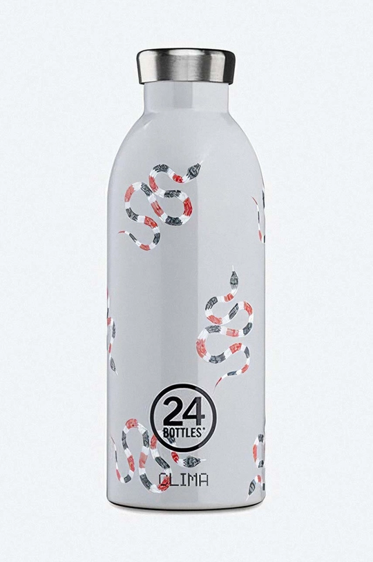 szary 24bottles butelka termiczna Clima 500 Rattle Shake Unisex