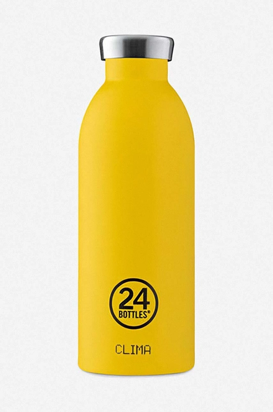 żółty 24bottles butelka termiczna Clima 500 Taxi Yellow Unisex