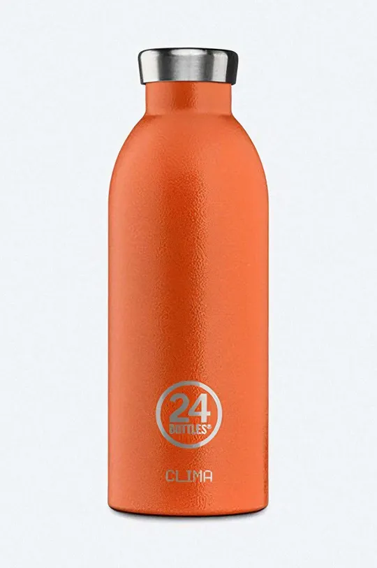 pomarańczowy 24bottles butelka termiczna Clima 500 Sunset Orange Unisex