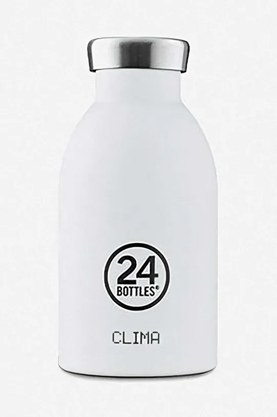 білий Термічна пляшка 24bottles Unisex