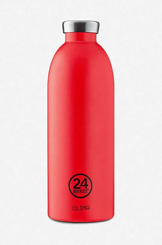 czerwony 24bottles butelka termiczna Clima Bottle 850 Hot Red Unisex