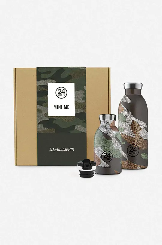 zielony 24bottles zestaw butelek termicznych Clima Minime Camo Zone 2-pack Unisex