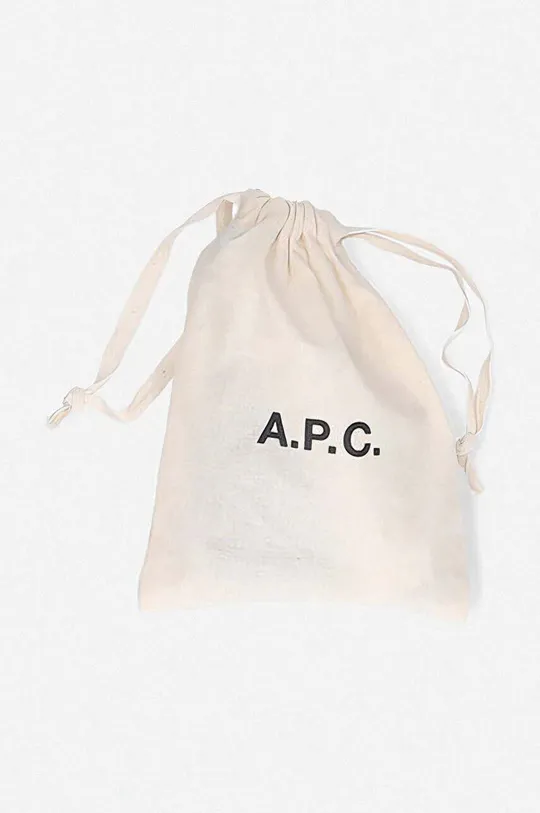 A.P.C. husă airpod din piele Pro negru