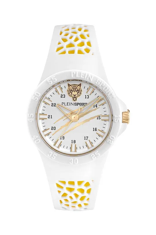 biały PLEIN SPORT zegarek Unisex