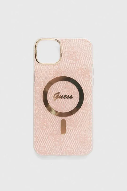 розовый Чехол на телефон Guess iPhone 14 Plus 6.7