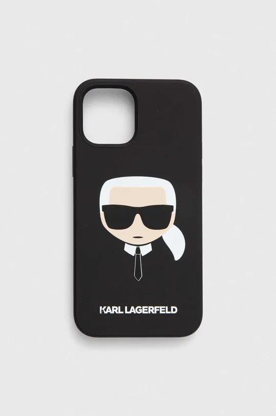 μαύρο Θήκη κινητού Karl Lagerfeld iPhone 12/12 Pro 6,1