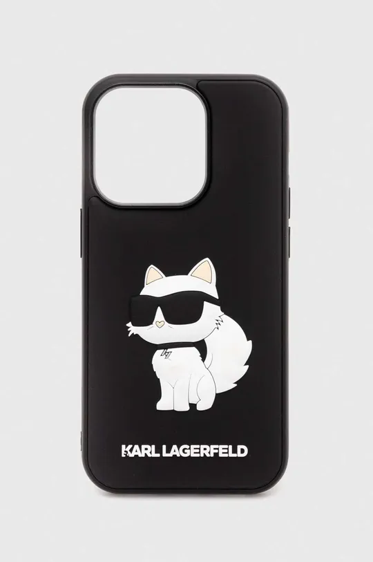 μαύρο Θήκη κινητού Karl Lagerfeld iPhone 14 Pro 6.1