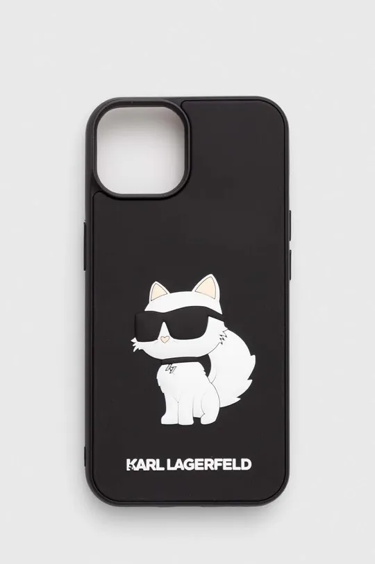 czarny Karl Lagerfeld etui na telefon iPhone 14 6.1