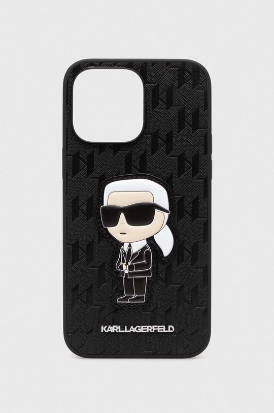 czarny Karl Lagerfeld etui na telefon iPhone 14 Pro Max 6.7