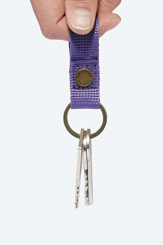 violet Fjallraven keychain Kanken