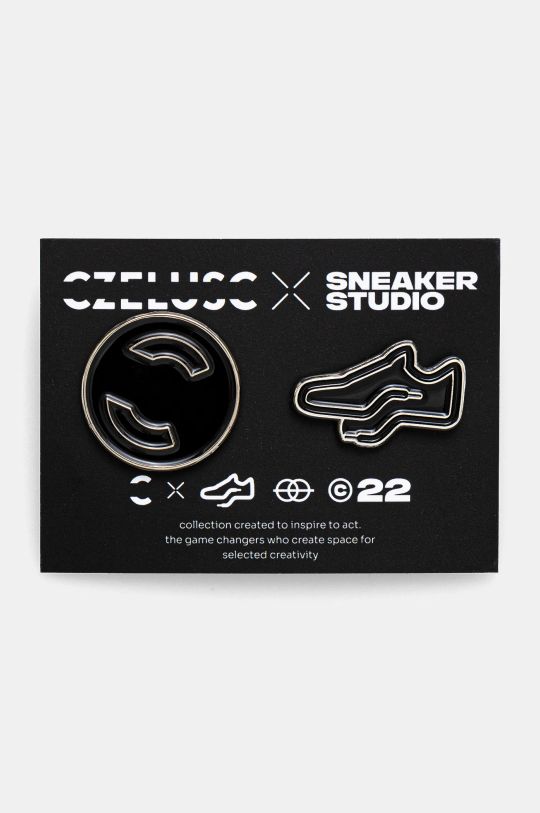 Cvoček SneakerStudio x Czeluść černá PIN.COLLAB.SSXCZ