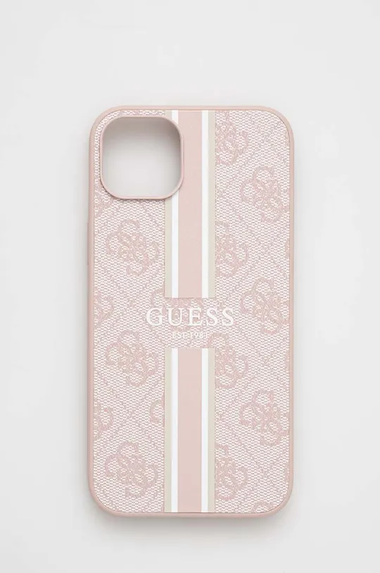rózsaszín Guess telefon tok iPhone 14 Plus 6,7