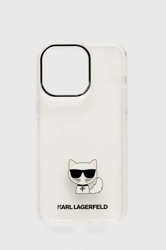 transparentny Karl Lagerfeld etui na telefon iPhone 14 Pro Max 6,7