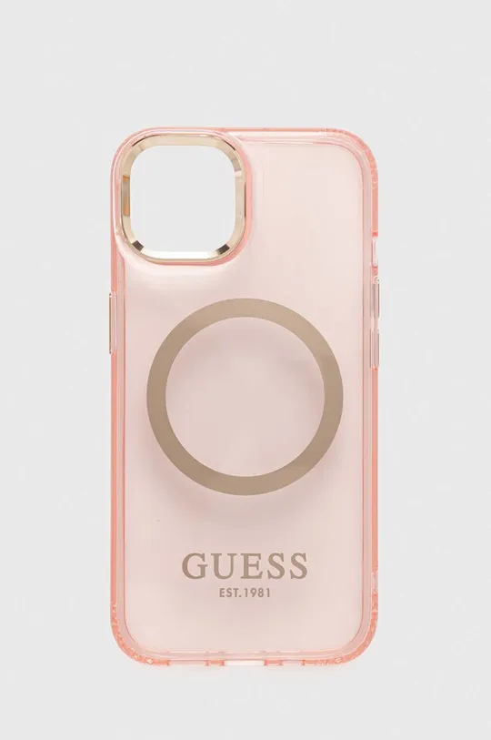 rózsaszín Guess telefon tok iPhone 13 6,1