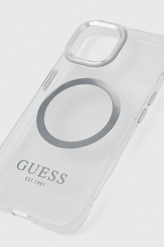 Чехол на телефон Guess iPhone 14 6,1 серебрянный