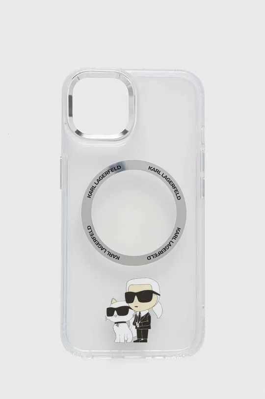 priesvitná Puzdro na mobil Karl Lagerfeld iPhone 13 6,1