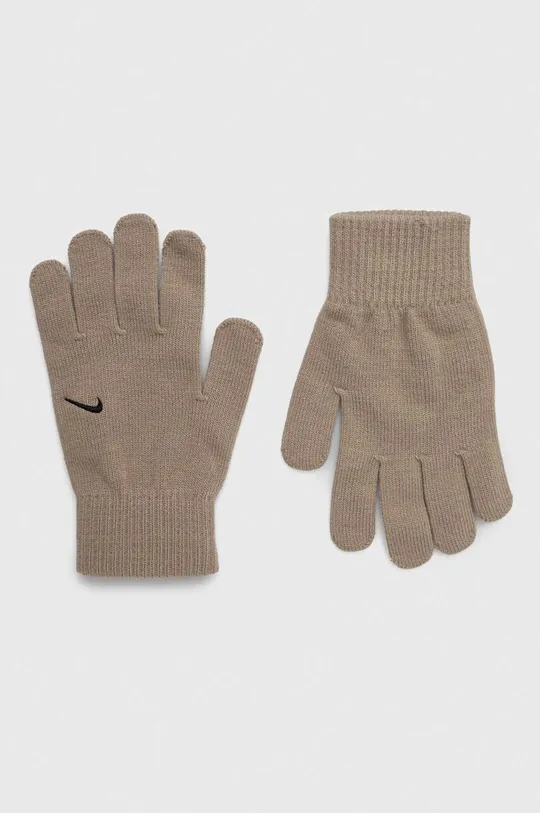 beżowy Nike rękawiczki Knit Swoosh Unisex