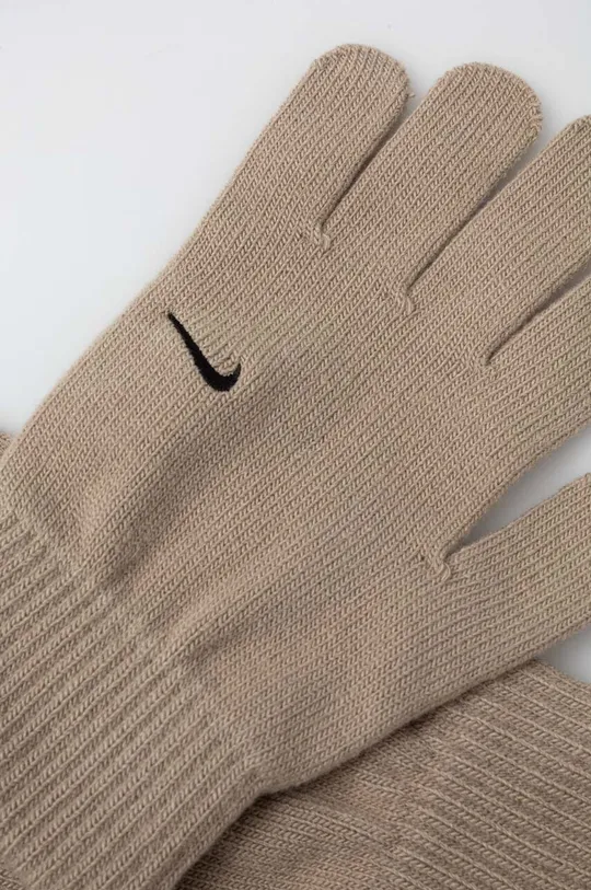 Nike rękawiczki Knit Swoosh beżowy