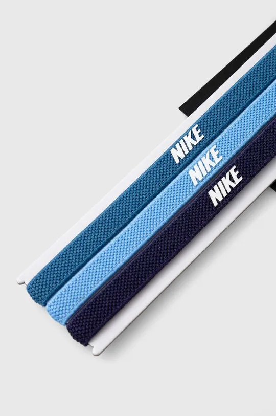 Nike fascia per capelli pacco da 3 blu