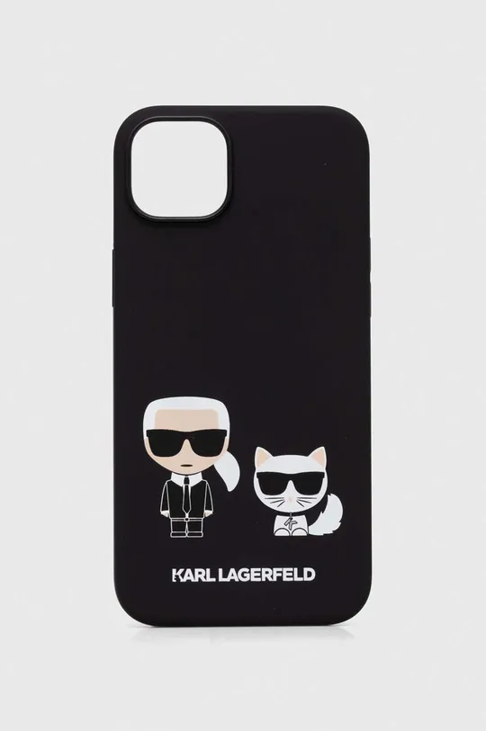fekete Karl Lagerfeld telefon tok iPhone 14 Plus 6,7 Uniszex