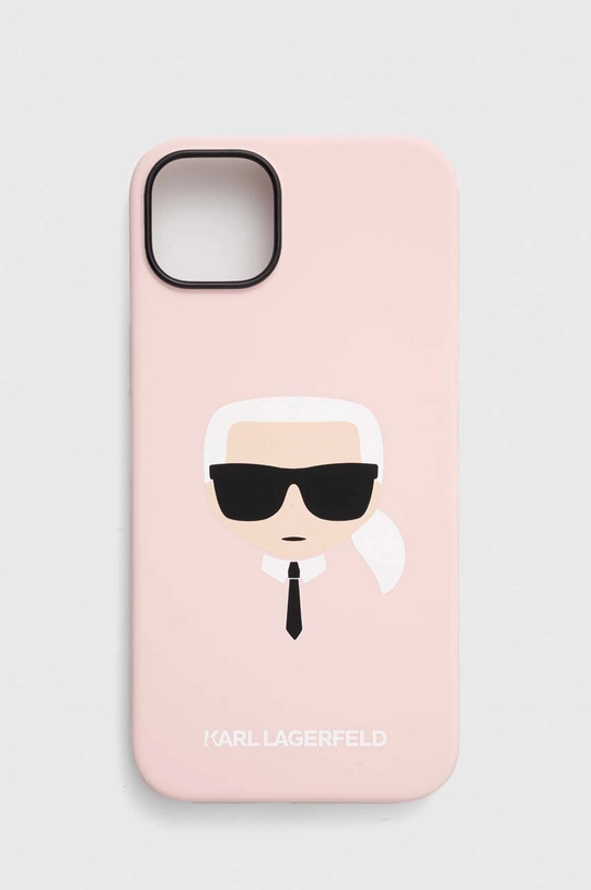 ružová Puzdro na mobil Karl Lagerfeld iPhone 14 Plus 6,7 Unisex