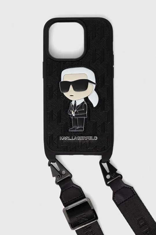 μαύρο Θήκη κινητού Karl Lagerfeld iPhone 14 Pro 6,1 Unisex
