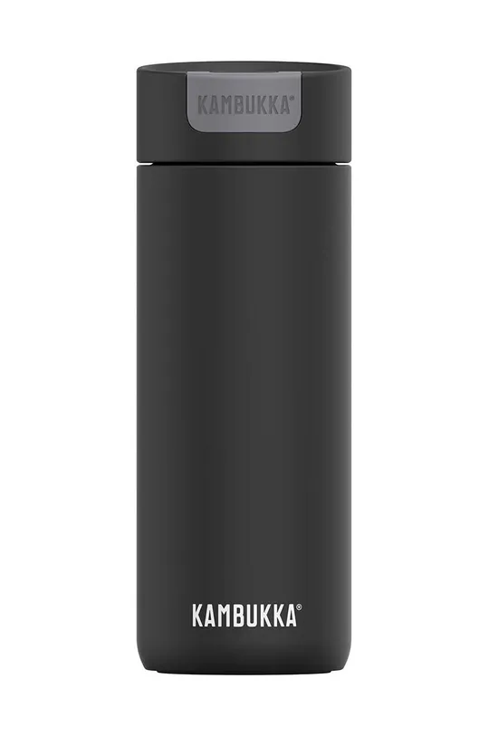 czarny Kambukka kubek termiczny Olympus 500ml Matte Black Unisex