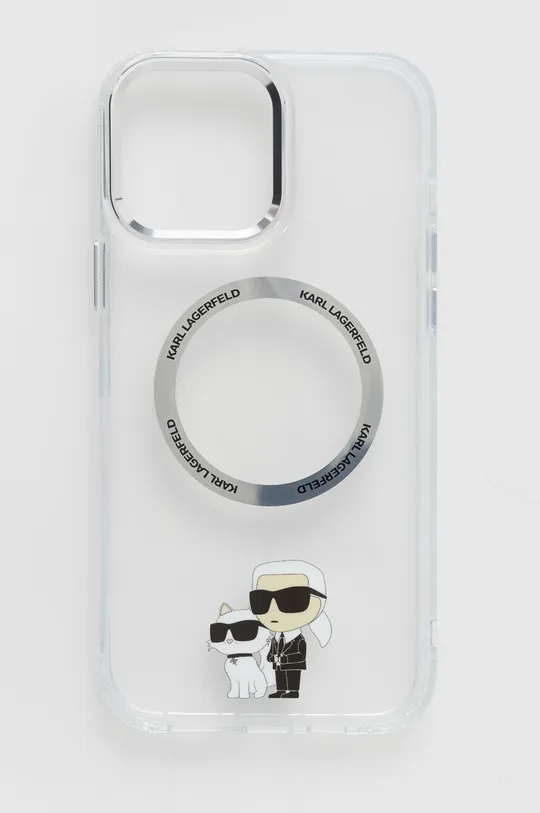 priesvitná Puzdro na mobil Karl Lagerfeld iPhone 13 Pro Max 6,7 Unisex