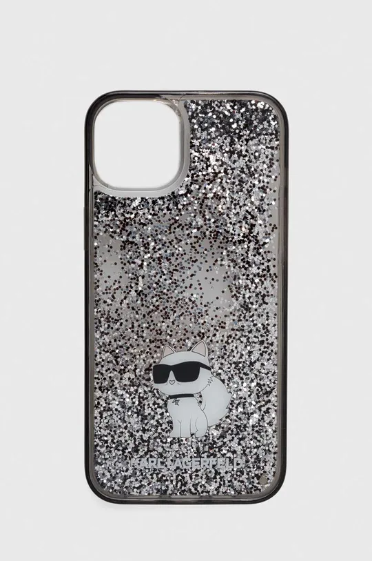 priesvitná Puzdro na mobil Karl Lagerfeld iPhone 15 Plus 6.7 Unisex