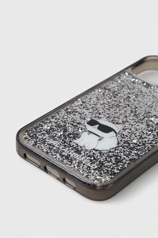 Karl Lagerfeld custodia per telefono iPhone 15 Plus 6.7 transparente