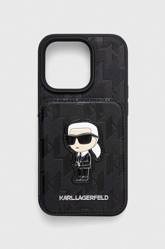 fekete Karl Lagerfeld telefon tok iPhone 15 Pro 6.1 Uniszex