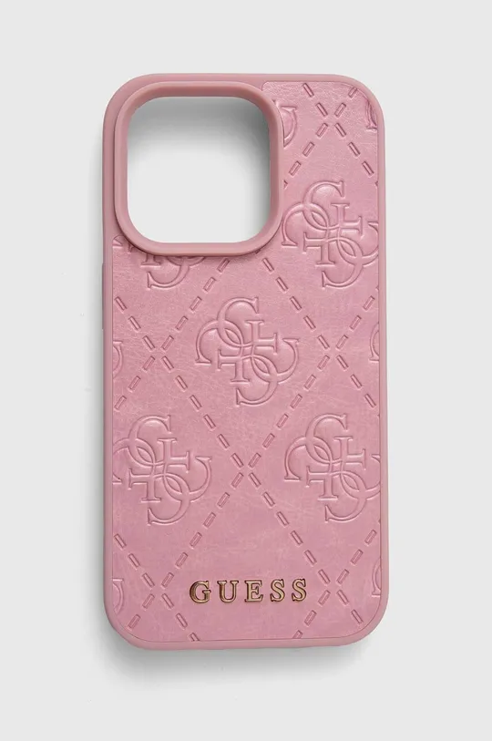 розовый Чехол на телефон Guess iPhone 15 Pro 6.1 Unisex