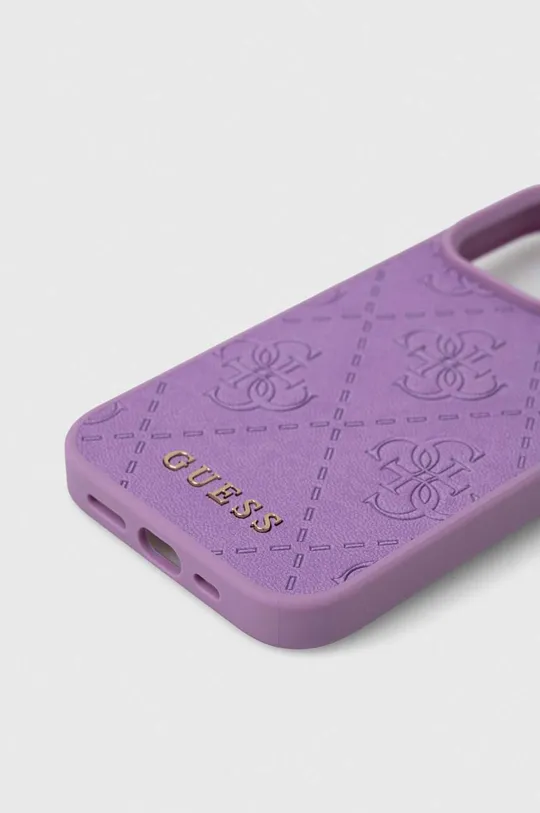 Чехол на телефон Guess iPhone 15 Pro 6.1 фиолетовой