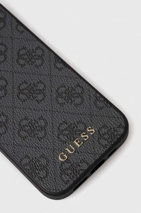 Guess etui na telefon iPhone 15 Pro 6.1 szary