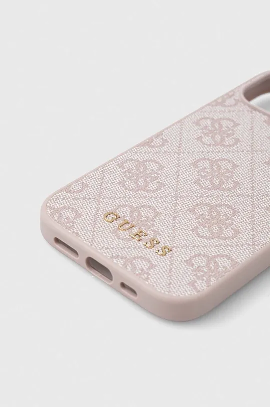 Чехол на телефон Guess iPhone 15 6.1 розовый