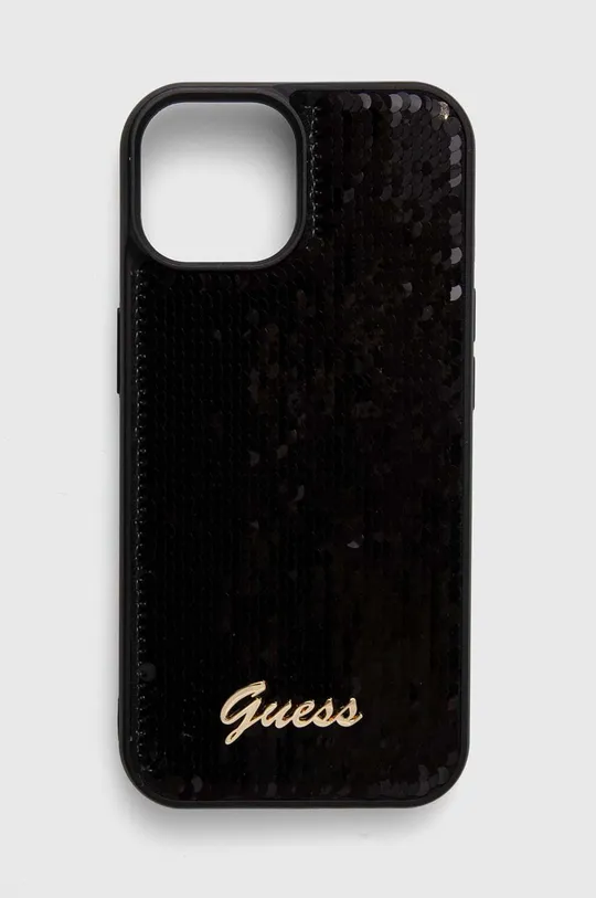 μαύρο Θήκη κινητού Guess iPhone 15 6.1 Unisex