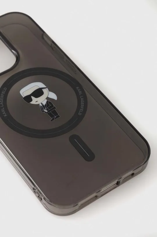 Karl Lagerfeld custodia per telefono iPhone 15 Pro 6.1 nero