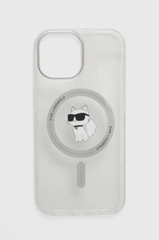 áttetsző Karl Lagerfeld telefon tok iPhone 15 6.1 Uniszex