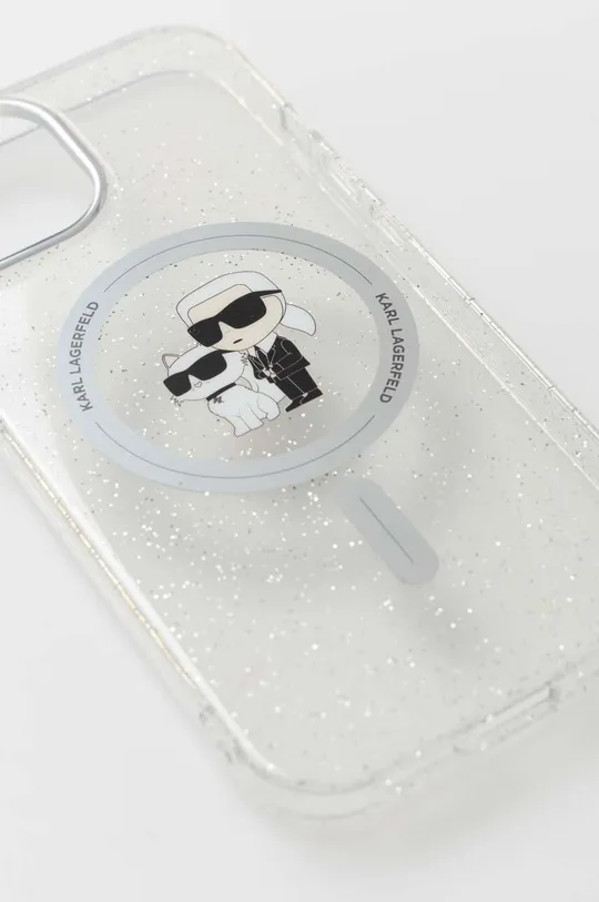 Karl Lagerfeld etui na telefon iPhone 15 6.1 transparentny