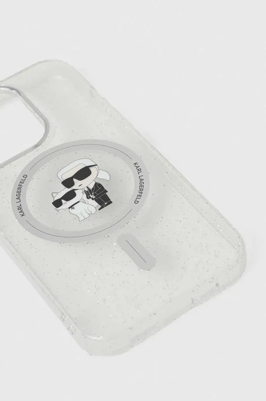 Puzdro na mobil Karl Lagerfeld iPhone 15 Pro 6.1 priesvitná