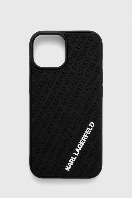 čierna Puzdro na mobil Karl Lagerfeld iPhone 15 6.1 Unisex
