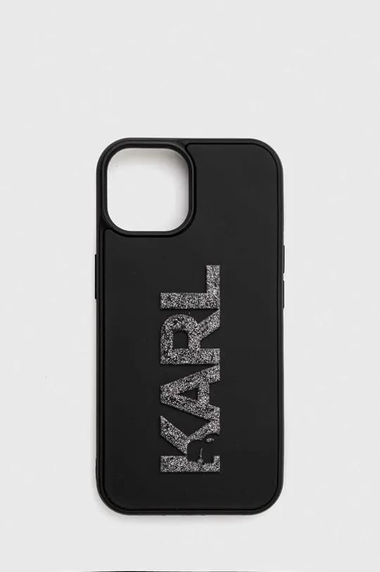 crna Etui za telefon Karl Lagerfeld iPhone 15 6.1 Unisex