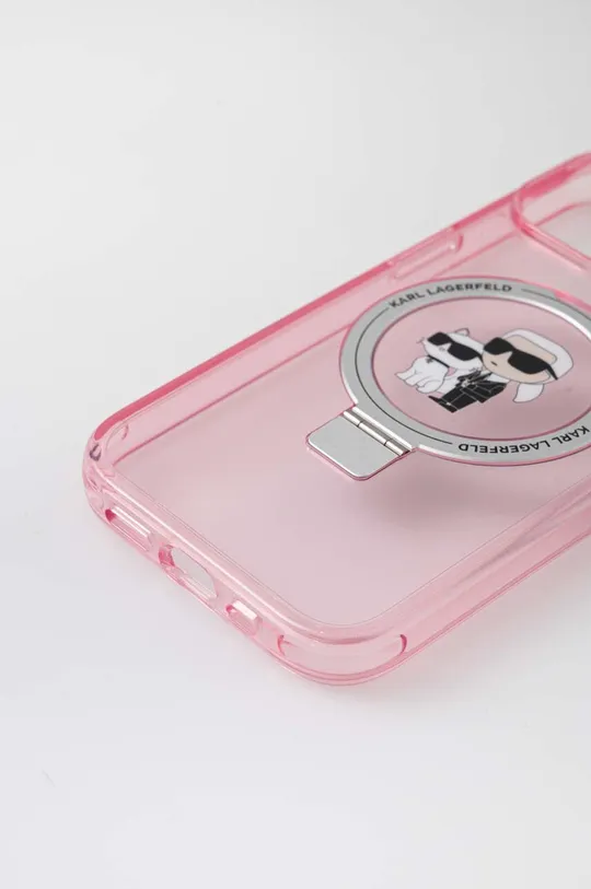 Karl Lagerfeld etui na telefon iPhone 15 6.1 różowy